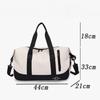 1pcs Large Capacity Gym Bag with Wet & Dry Separation Yoga Sports Duffle Bag Outdoor Short Trip Travel Luggage Handbag