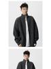 Men's Retro Stand Collar Zipper Cardigan - Trendy Autumn Knitwear Jacket