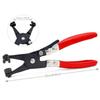 Straight Hose Clamp Pliers, Throat Type Pipe Clamp Tool, Flexible Wire Loop Clamp Pliers for Auto Repair