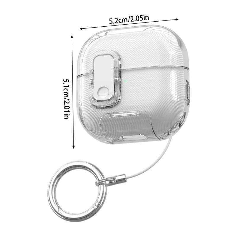 Clear Hard Shell Cover With Lock Buckle For FreeClip 2 Headsets, AntiScratch And Shockproof Protections Shell For Daily Use