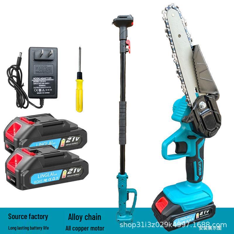 Rechargeable Telescopic High-Branch Saw for Cross-Border Pruning
