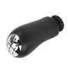 Car Styling Gear Shift Knob Accessory Replacement for CLIO III 2005‑2009 Silver Black5 Gears