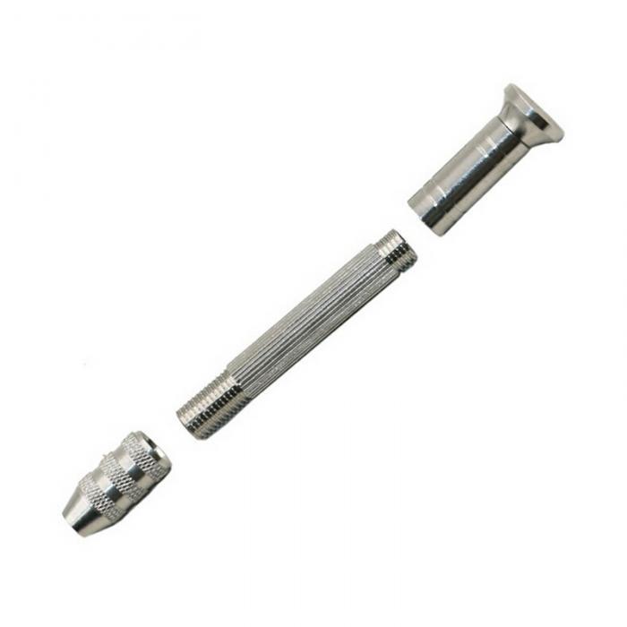 1PC Mini Micro Aluminum Hand Drill with Keyless Chuck +10pcs Twist Drill Bit Woodworking Drilling Rotary Tools