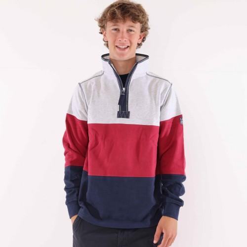 Lazy Jacks Mens Colour Block Sweatshirt
