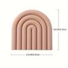 Multi-colored Cloud-shaped Coasters, Multi-functional Non-slip Heat-insulating Kitchen Mats, Silicone Tripods