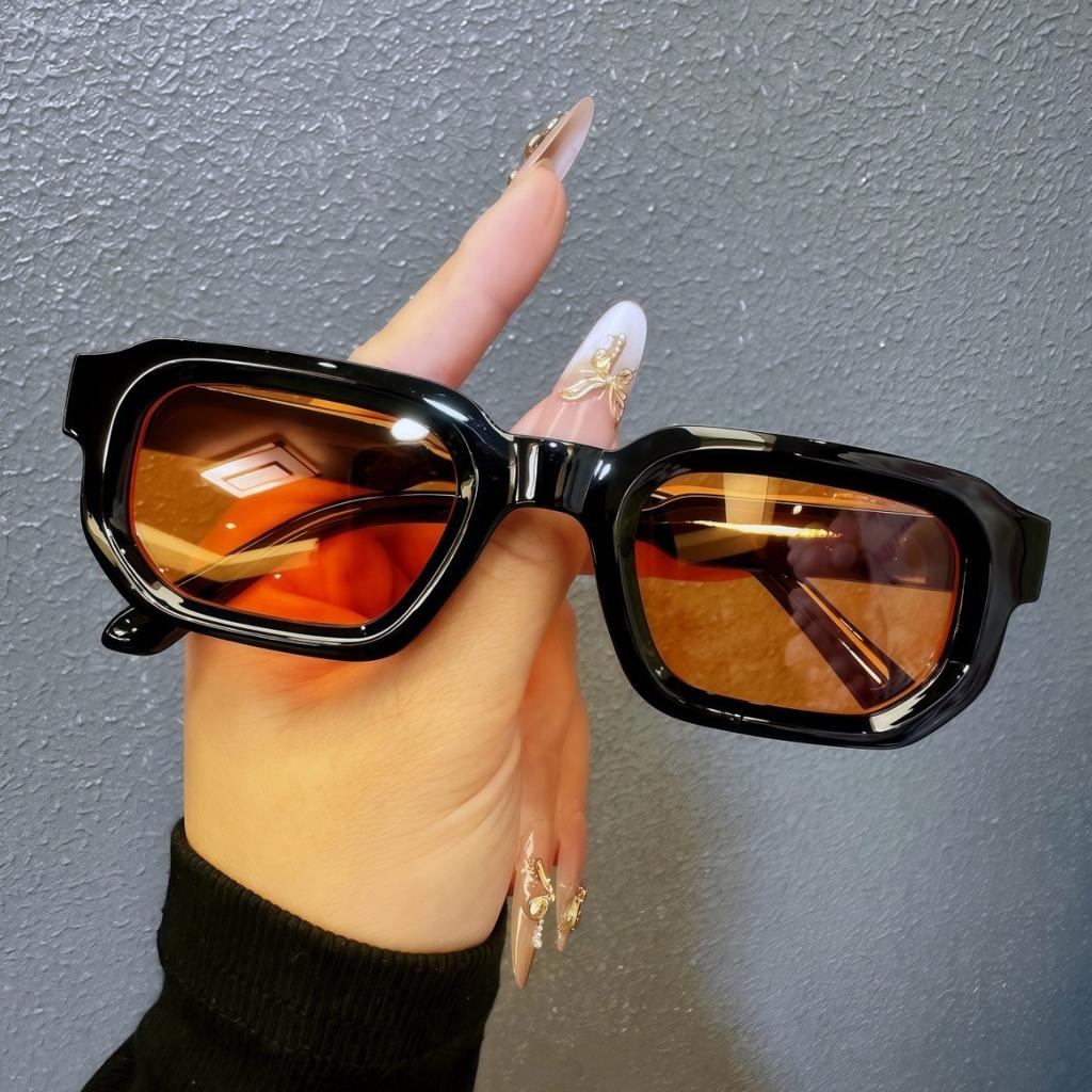 New Vintage Rectangle Sunglasses Men Women Retro UV400 Luxury Brand Eyewear Fashion Shades Goggles