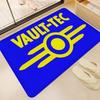 Games V-Vault T-Tec Logo Entrance Door Mat Washable Non-Slip Living Room Sofa Chairs Area Mat Kitchen Welcome Doormat