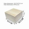 Pinewood Solid Wood Box with Removable Upper and Lower Lids Packing Box  Keepsake Archiving