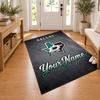 Dallas Stars Custom Name Personalized Rug Non‑Slip Doormat Floor Carpet Housewarming Birthday Gift for Family Friends