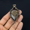 Bronzite Pendant, 999 Copper Wire Wrapped Jewelry, Gemstone Jewelry Pendant, Handmade Wedding Gift Jewelry