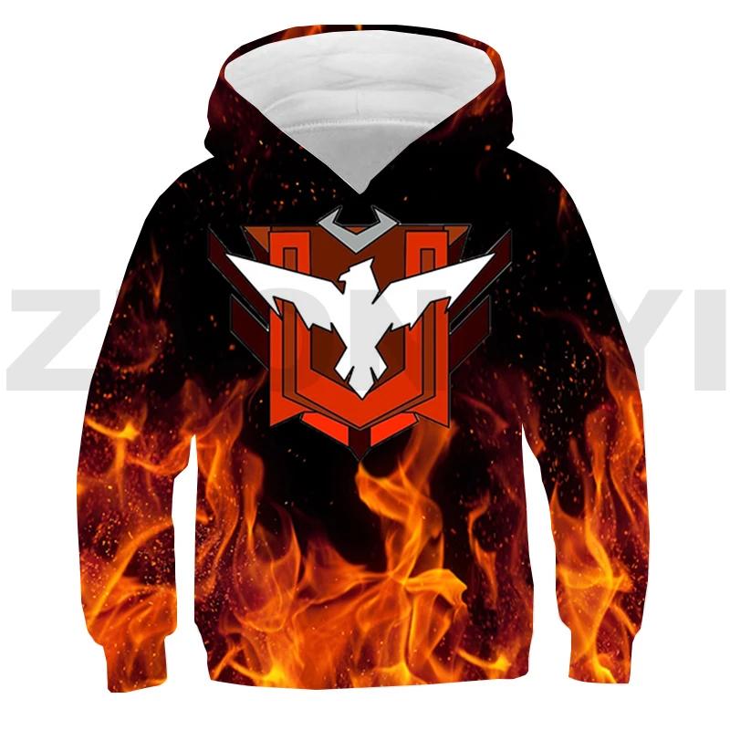 3D Free Fire Garena Hoodie Tracksuit Men Daily Anime Printed Pullovers Girls Harajuku Oversized Sweatshirt Sudaderas Outerwear
