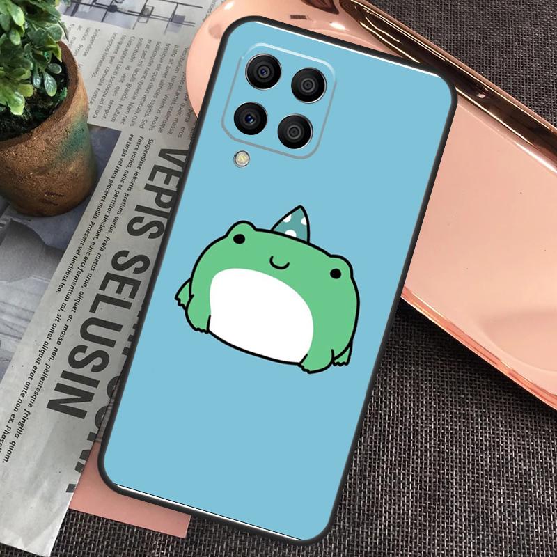 Cartoon Frog For Samsung Galaxy M55 M15 M13 M23 M33 M53 M30s M31s M12 M32 M52 M20 M21 M51 M34 M54 Case