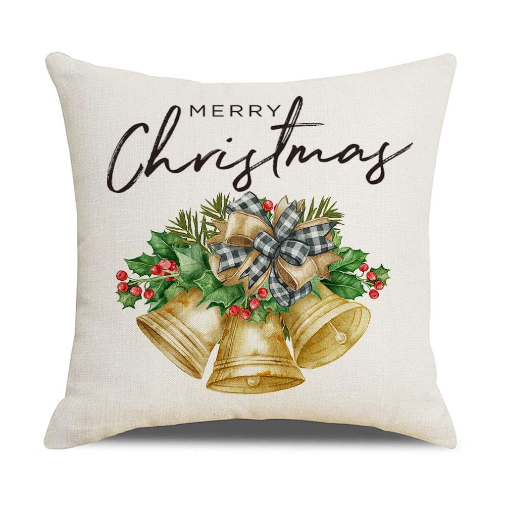 

Рождественская наволочка Скандинавский лен Рождественская цветочная корзина Диван Гостиная Наволочка Набор подушек 45 * 45Cm (without pillow core)