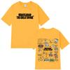 Noah Kahan The Great Divide Tour Grafisch T-shirt Mannen Vrouwen Hip-hop Y2K Shirt Zomer Los Katoenen Tops Streetwear