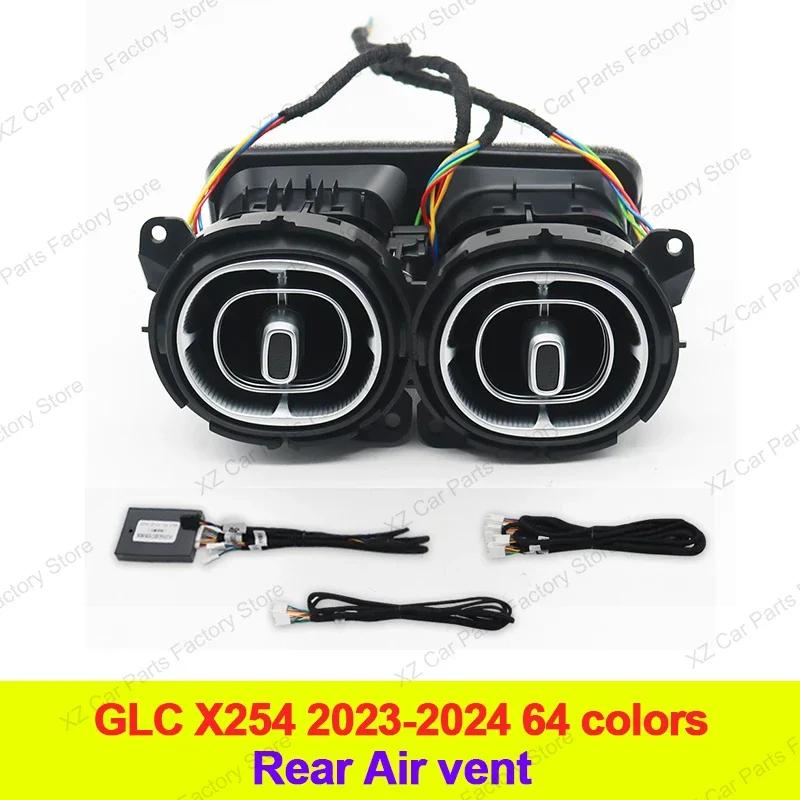 

Hot Interior Mouldings 64 Colors Air Vent Ambient Light for Mercedes-Benz C-Class W206 2022 X254 Car RGB Turbine Air Conditionin