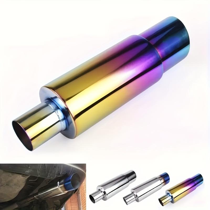 Car Motorbike Exhaust Systems Muffler Tip Universal Stainless Steel Styling Silencer Tail Pipe