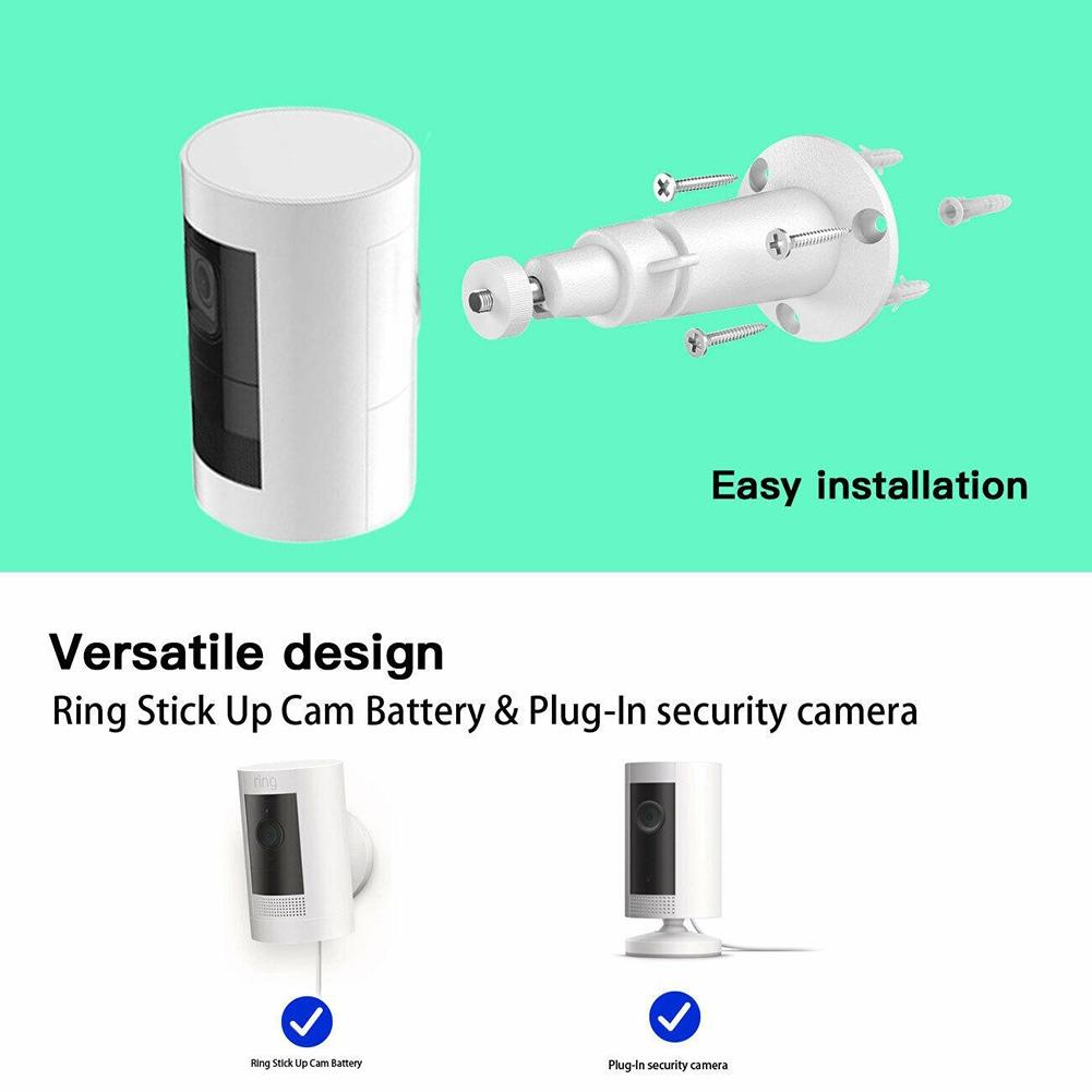 HD Security Camera Newest Metal Wall Mount For Ring Stick-Up Cam Plug-In/Battery