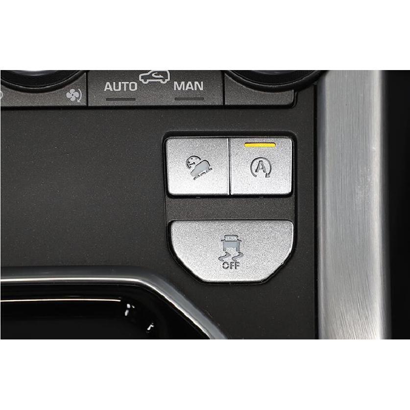 For Range Rover Evoque 2016- Silver Aluminum Control Start-Stop Button Cover