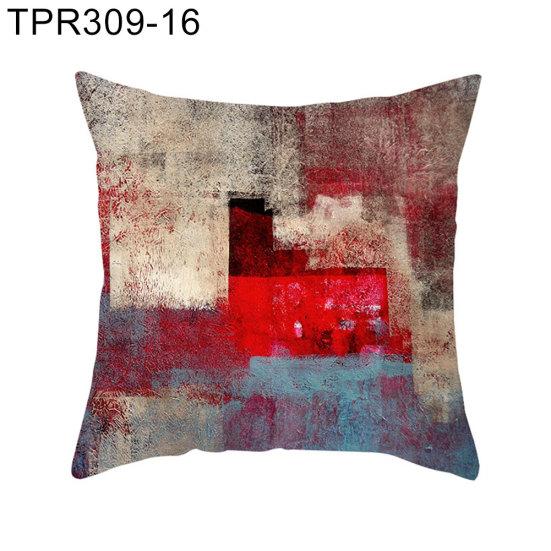 Husă de pernă cu imprimeu geometric abstract pentru canapea pentru acasă