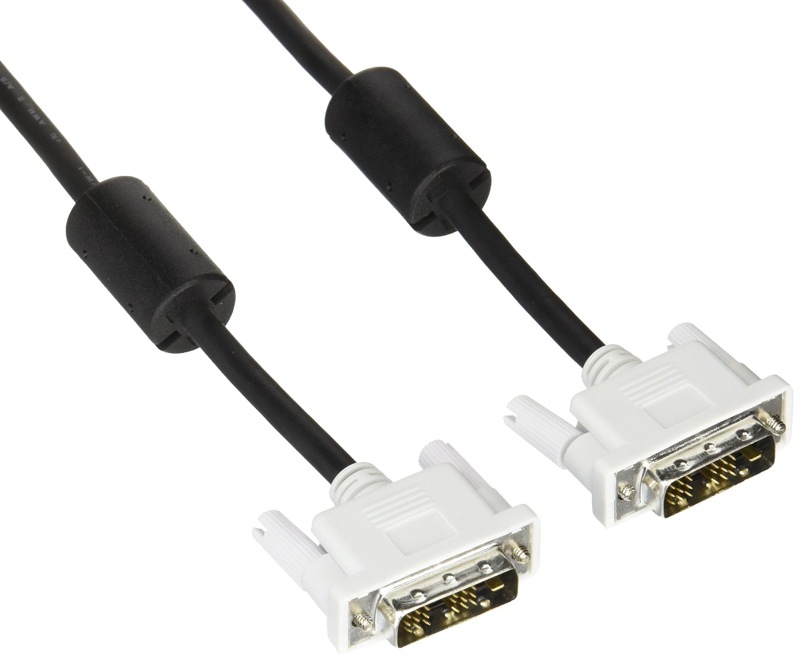 

ELECOM Display Cable Single Link Digital 3m Black DVI-D24pin CAC-DVSL30BK чорний