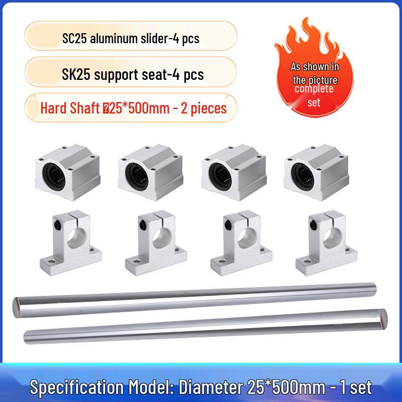 Precision Linear Optical Rail and Rod Guide for Woodworking Saw Tables