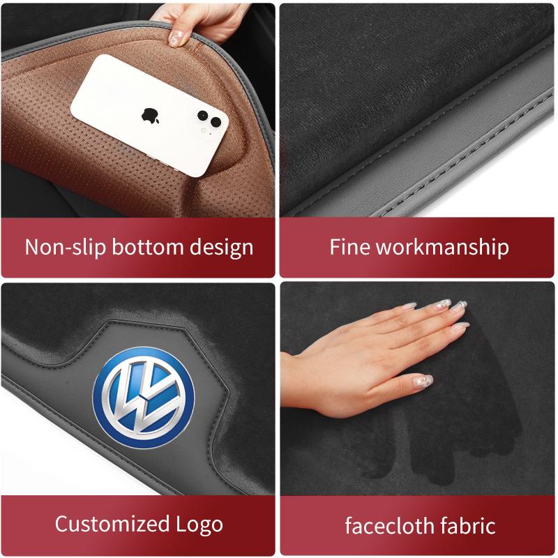 lmn1 Car Front Rear Seat Cushion Cover Mat Backrest Protective Pad For Volkswagen VW Scirocco Jetta Beetle Golf Passat Polo Tiguan CC