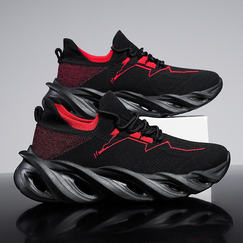 Running Shoes Men Mesh Comfortable Flat Walking Shoes Outdoor Sports Walking Shoes Big Size 2024 Trendy Sneakers for Men