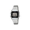 Youth Series Metal Square Business Waterproof Quartz Movement Stainless Steel Strap Unisex Watches Black LA680WA-1
