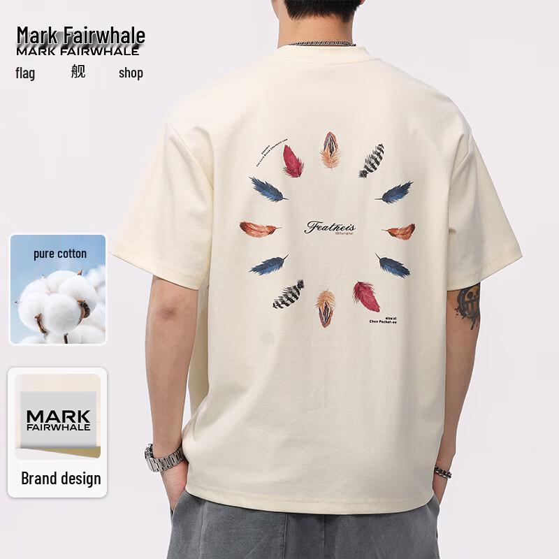 MARK FAIRWHALE Men s Graphic Print Short Sleeve T-Shirt S
