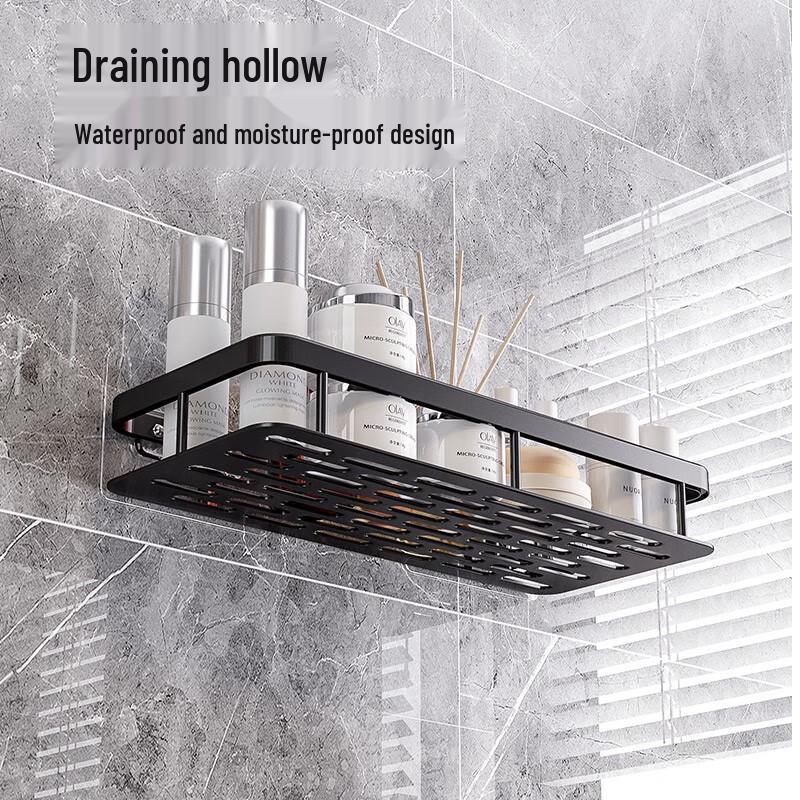 Shangmeida Wall-Mounted Space Aluminum Bathroom Shelf