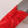 Elegant Wedding Gloves Full Finger Satin Gloves Sunscreen Beaded Bridal Gloves  Wedding