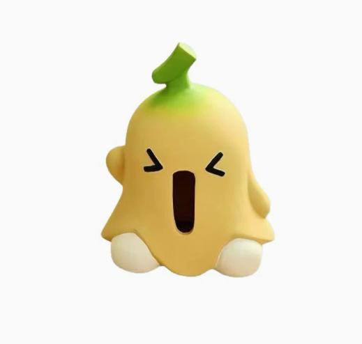 

1pc Cute Banana Tissue Box Holder , Funny Yellow Desktop Organizer for Car Armrest Office Desk, Aesthetic Durable Bathroom Decor
