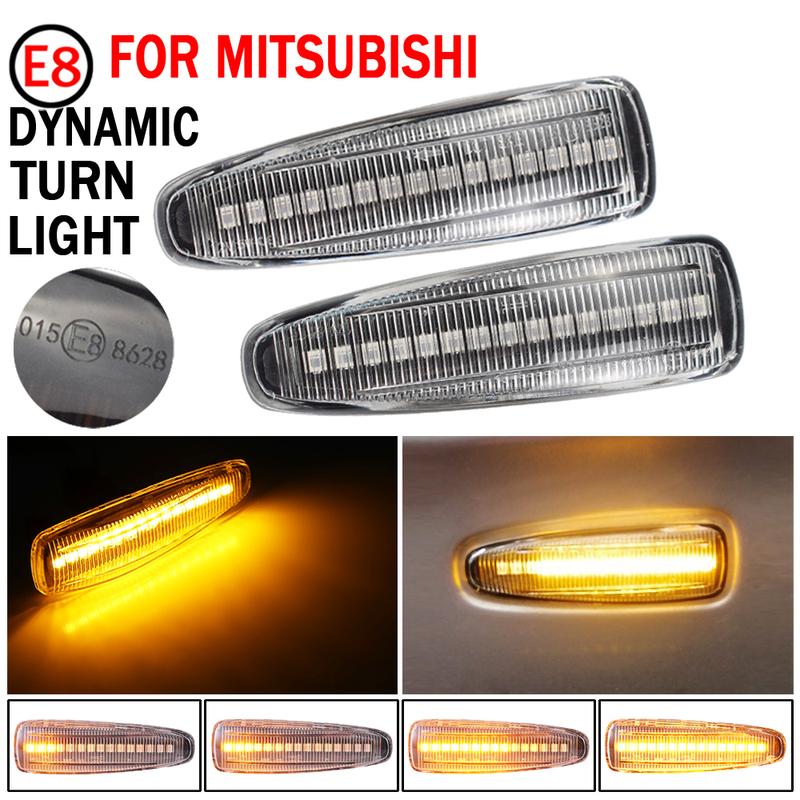 LED Seitenblinker Dynamische Blinkerleuchte Markierungsleuchte Für Mitsubishi Lancer Evolution Evo X Outlander Sport RVR ASX Mirage 2014+