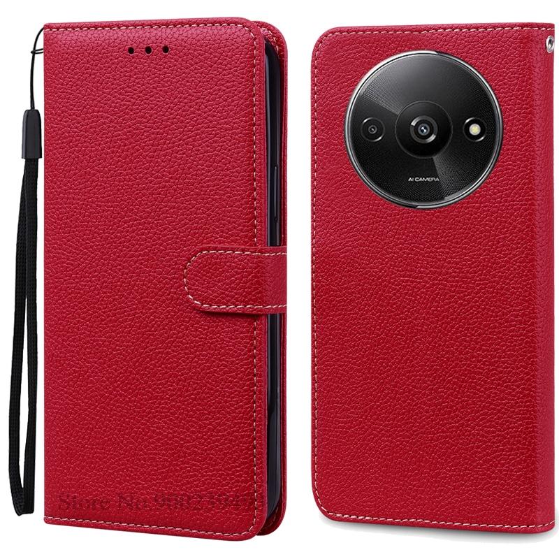 Pro Redmi A3 Pouzdro Kožené Peněženkové Vyklápěcí Pouzdro Pro Xiaomi Redmi A3 Kryt Ochranné Fundas Coque Pro Xiaomi Redmi A3 A 3 Pouzdro na Telefon