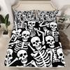 Cute ghost bedding set for boys, girls, teenagers, bats, pumpkin lanterns, Halloween