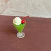 Drink 1/2Pcs Ice Cream Cups Cocktail Glass Model Pretend Play Mini Food Fit Play House Toy Doll Accessories Dollhouse Miniature