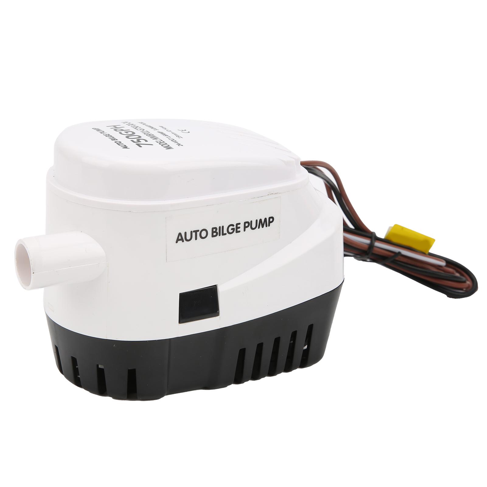 

24V 750GPH Automatic Submersible Bilge Pump Corrosion Fire Protection with Builtin Float Switch