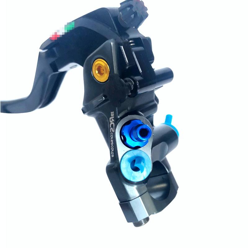 Universal 22mm 19RCS Racing Moto Bike Brake Clutch Lever Right Master Cylinder 19mm Piston Left Perch Line Cable Clutch Lever