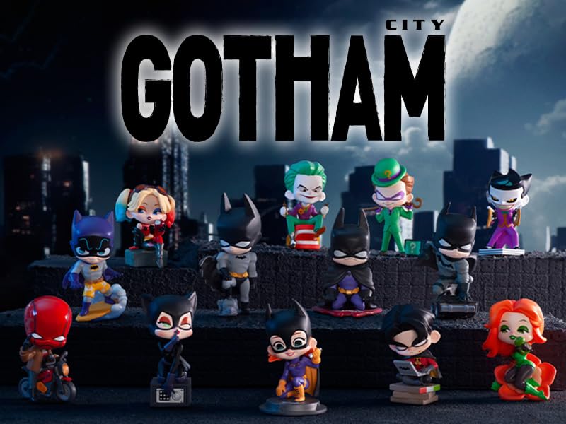 

POPMART Серия DC GOTHAM CITY PopMart Гашапон Слепая коробка Пластик Премиум ПВХ Мягкий Оригинальные Подарки на День рождения [Ассортимент] Фигурки, Модели, Игрушки, Винил,