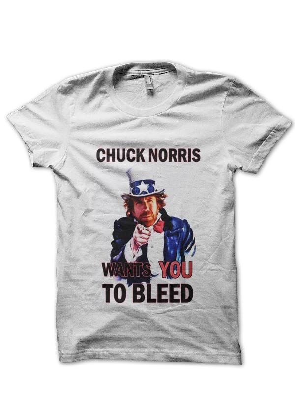 Hot Chuck Norris Legends Want You To Bleed Funny S to 5XL Tee Shirt CA094 Unisex T-Shirt S
