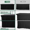 4ft 6ft Sizes Stretch Table Skirt Tutu Ruffled Tablecloth Table Cover Classroom Teacher Desk Back to School Supplies