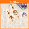 Bohemian Moon Earrings Alloy Dangle Jewelry For Women Men Spring