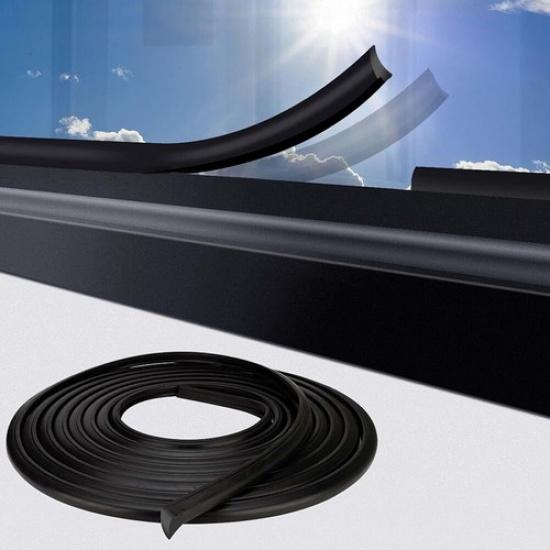 For Boats RV Window Edge Weatherstrip RV Window Rubber Seal Strip Black 9.8Feet