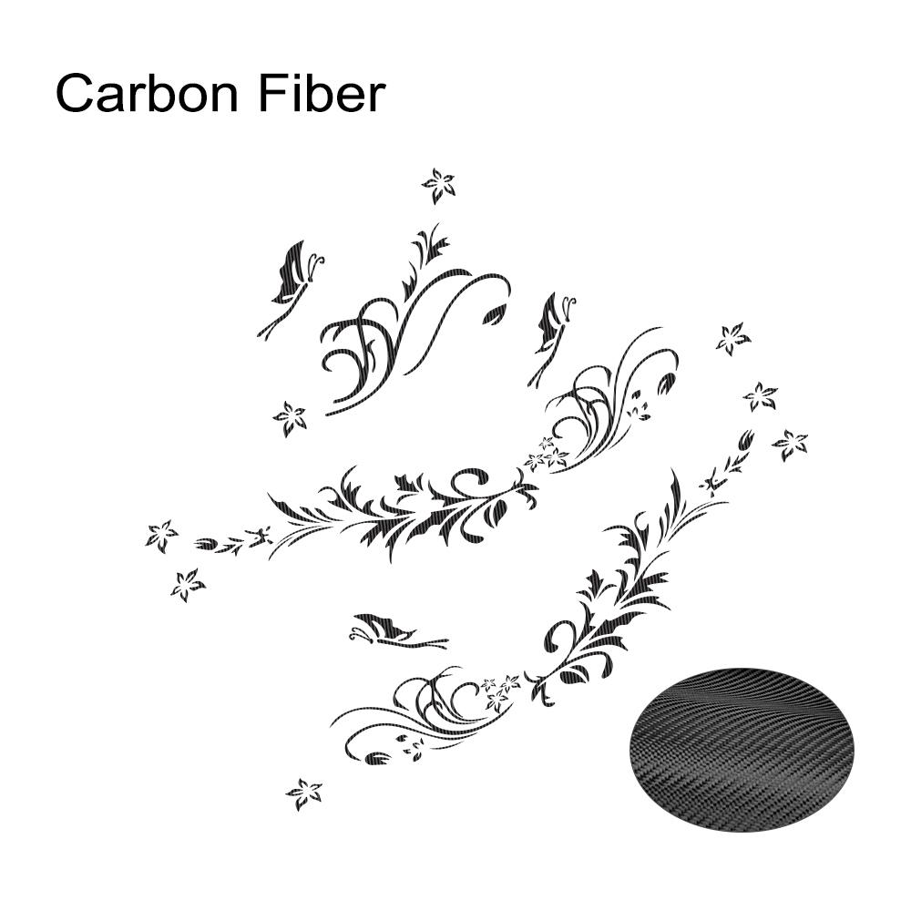 Car Body Side Sticker Carving Hollow Flower Butterfly Auto Vinyl Decal Scratch Resistant Personalized Car DIY Decoration Sticker