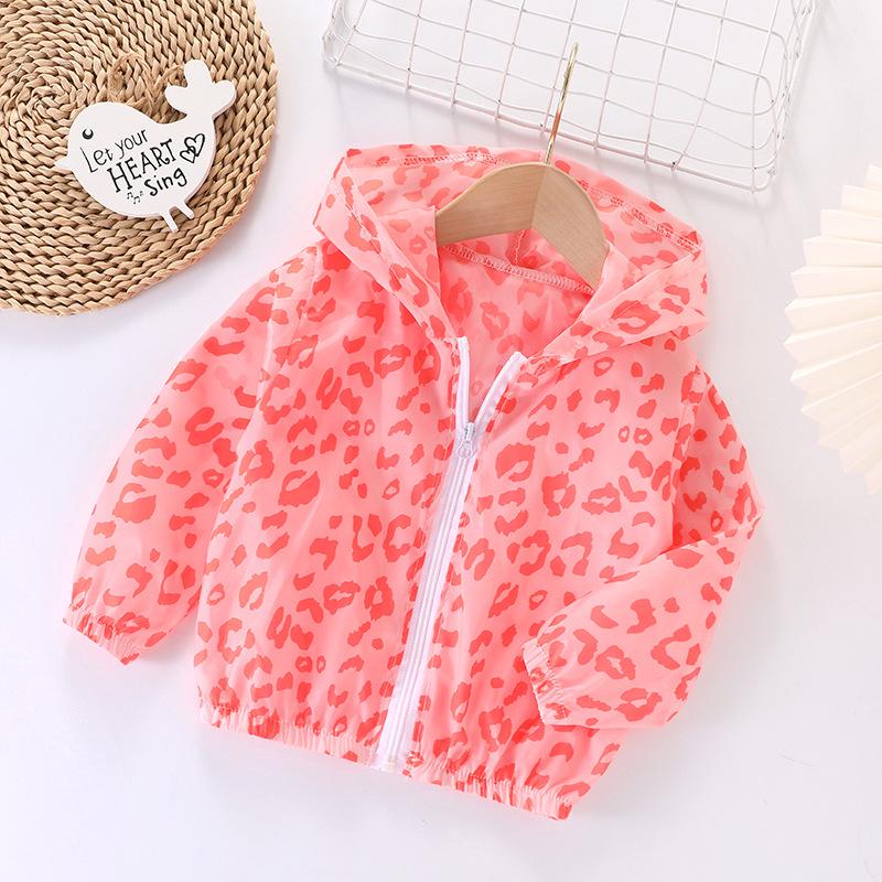Lightweight Breathable Hooded Summer Jacket for Girls – Stylish & Sun-Protective