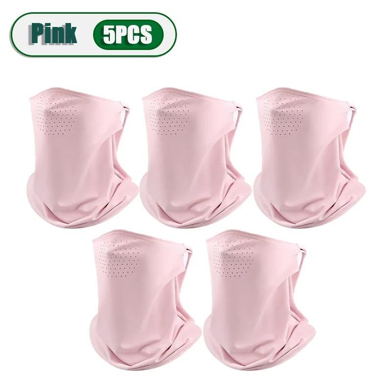 Summer Sunscreen Ice Silk Mask Neck UV Protection Face Cover Sunscreen Face with Brim Outdoor Cycling Sun Protection Hats Caps