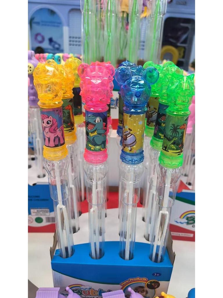 46CM Western Bubble Wand: Colorful Bubble Sword with Solution for Summer Fun