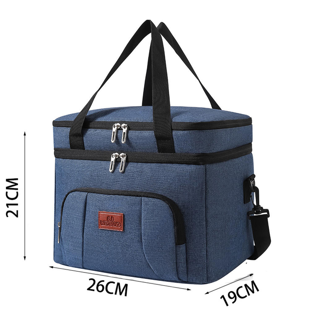 Thickened Freezer Bag High-Quality Insulated Lunch Bag Tactical Ice Bag Portable For Traveling Hiking Beach Trips