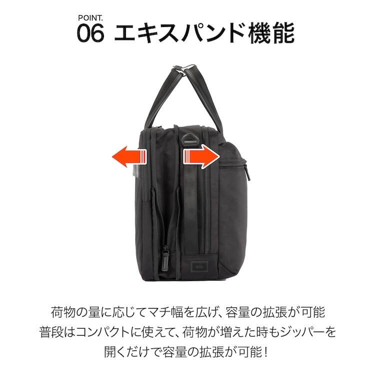 Ace Gene ProFlex Business-Tasche, Erweiterbare Kapazität, Passend für 14,0-Zoll-Laptops, A4-Größe, Leichtgewicht, mit Tasche, Nein. 67604, Herren, Schwarz, H29 x B40 x