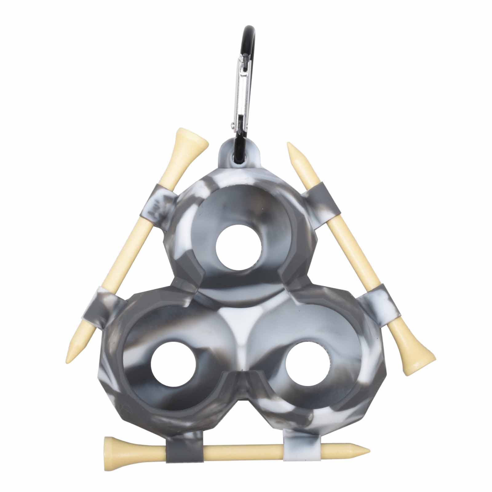 

Silicone Golf Ball Holder, 3-Ball Capacity Storage Case, Portable Golf Accessory with Clip, Silicone Protective Cover for Golf Balls One Size